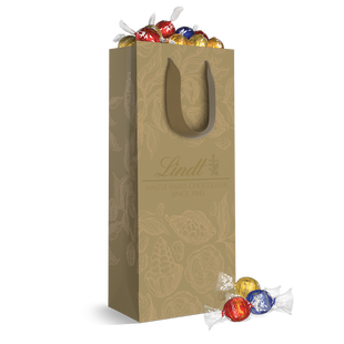 Assorted 5-Flavor LINDOR Truffles Gold 75-pc Gift Bag (31.7 oz)