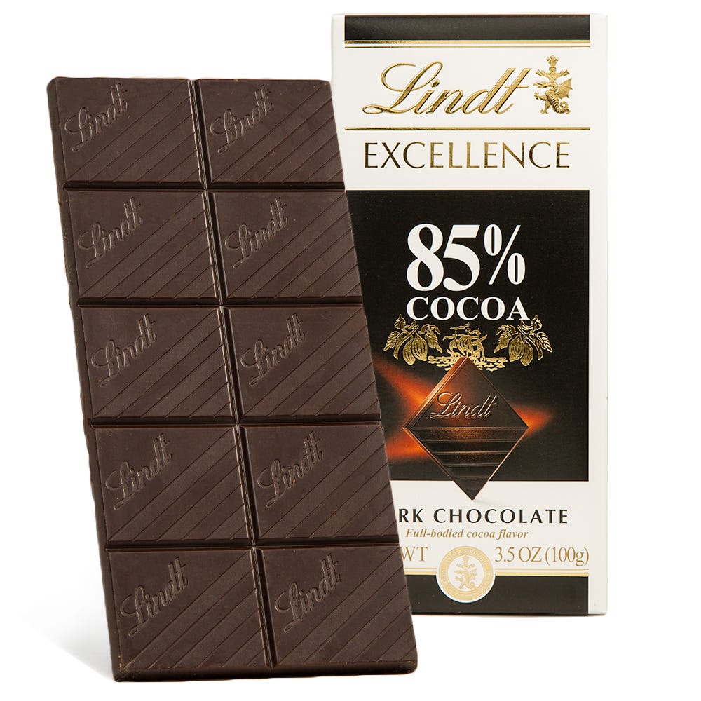 85% Cocoa Dark Chocolate EXCELLENCE Bar (3.5 oz)