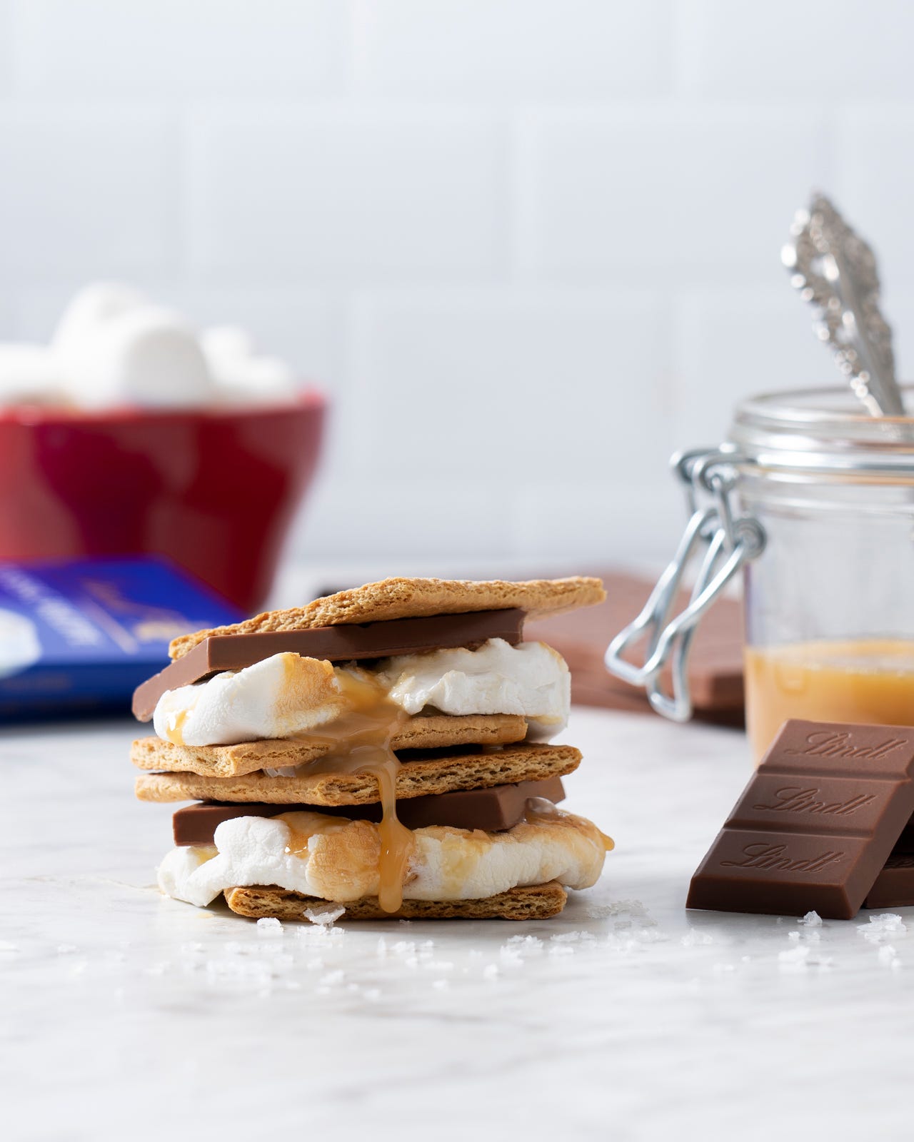 CLASSIC RECIPE Milk Chocolate and Salted Caramel S’more Recipe