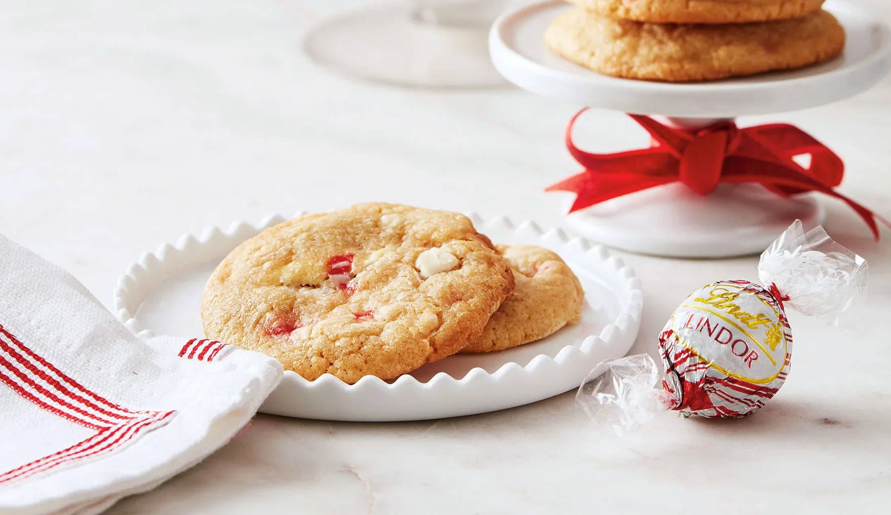 LINDOR CANDY CANE COOKIES