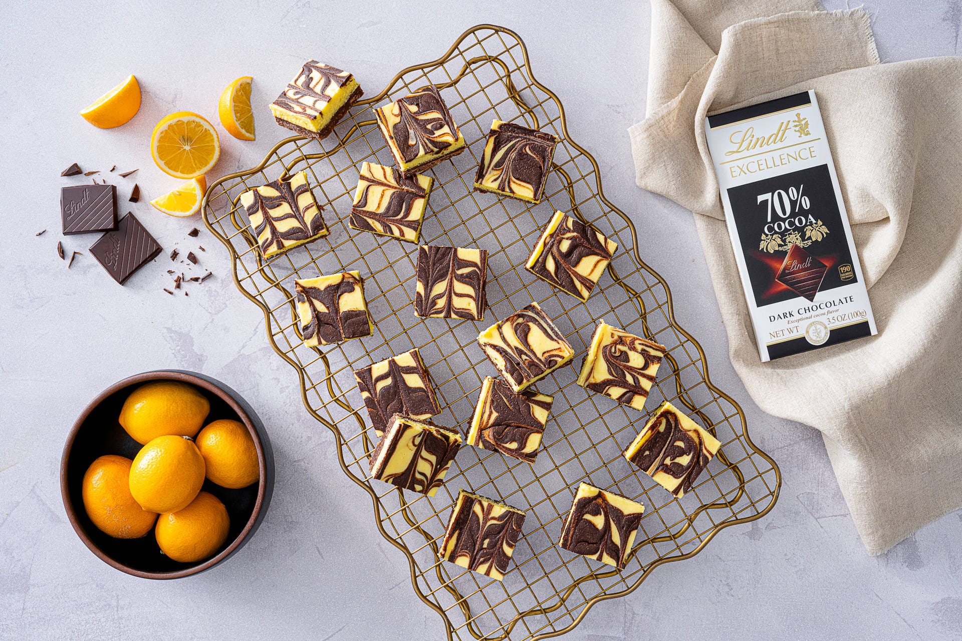 Marbled Chocolate Lemon Bars